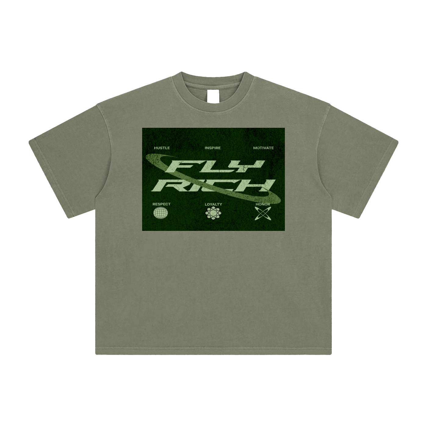 Fly Rich Inspire Tee (Green)