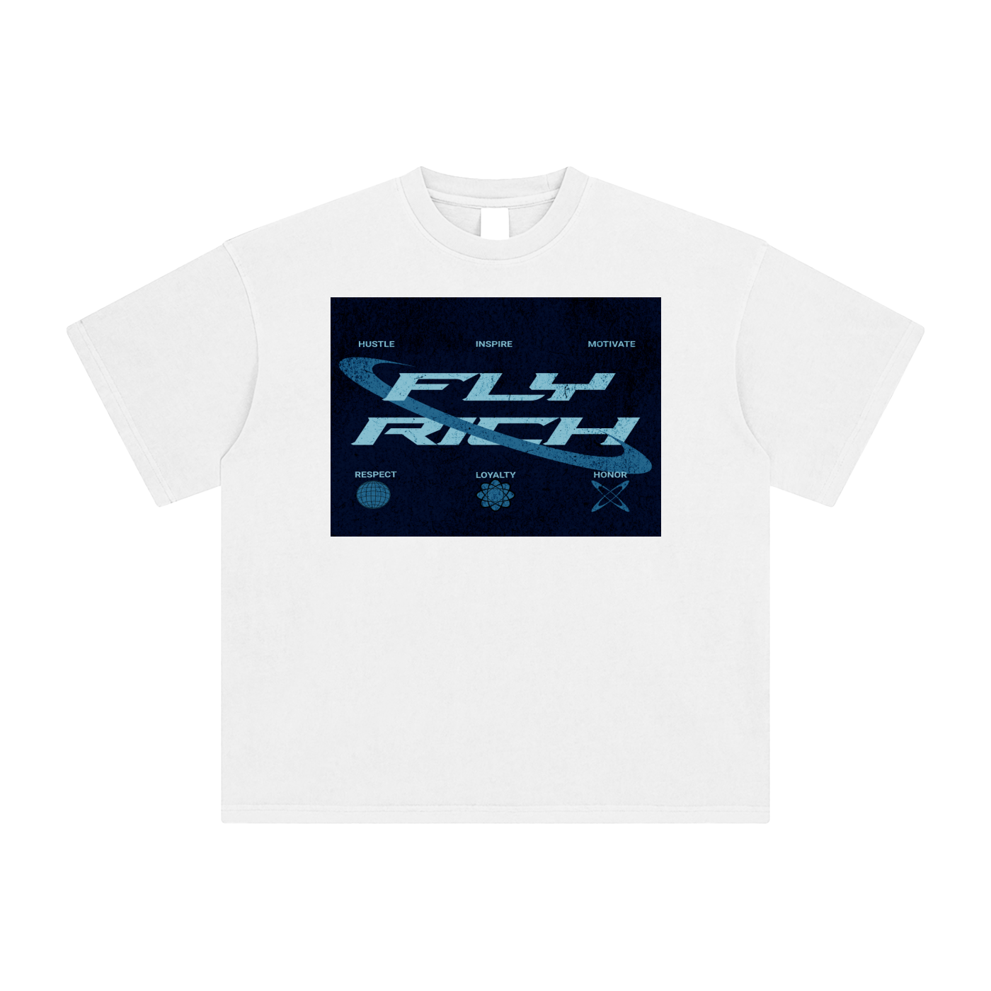Fly Rich Inspire Tee (Blue)