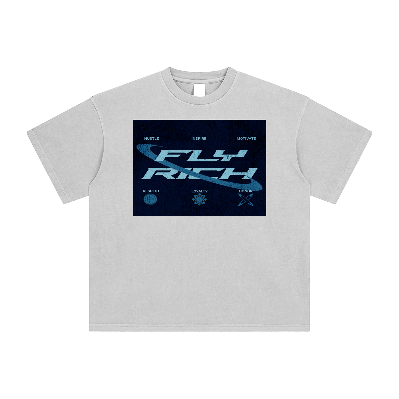 Fly Rich Inspire Tee (Blue)