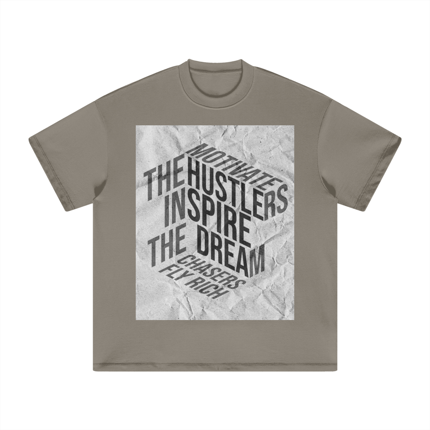 Motivate the Hustlers Tee (Gray)