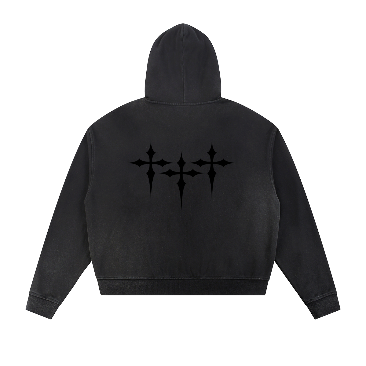 Fly Rich Triple Cross Zip Up Hoodie
