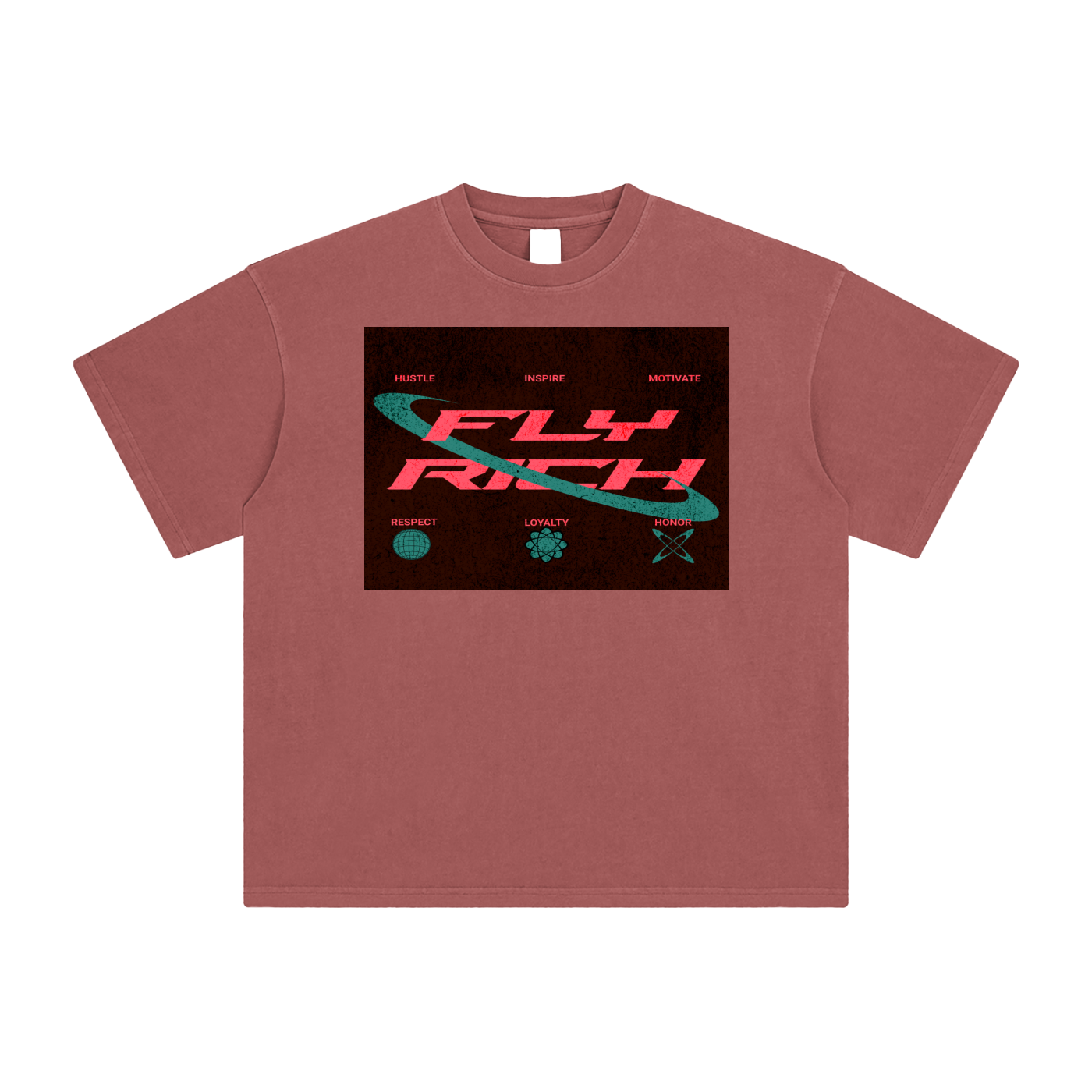 Fly Rich Inspire Tee (Red)