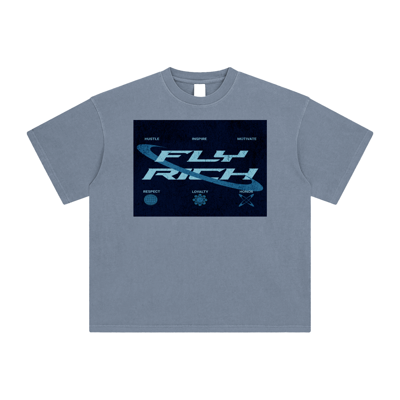 Fly Rich Inspire Tee (Blue)