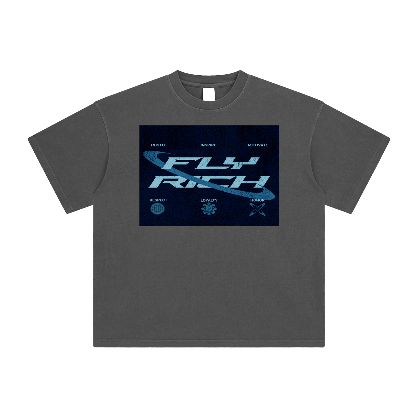 Fly Rich Inspire Tee (Blue)