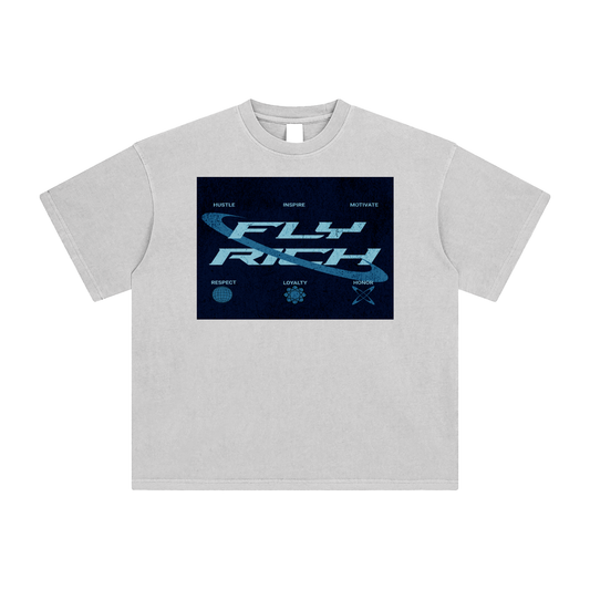 Fly Rich Inspire Tee (Blue)
