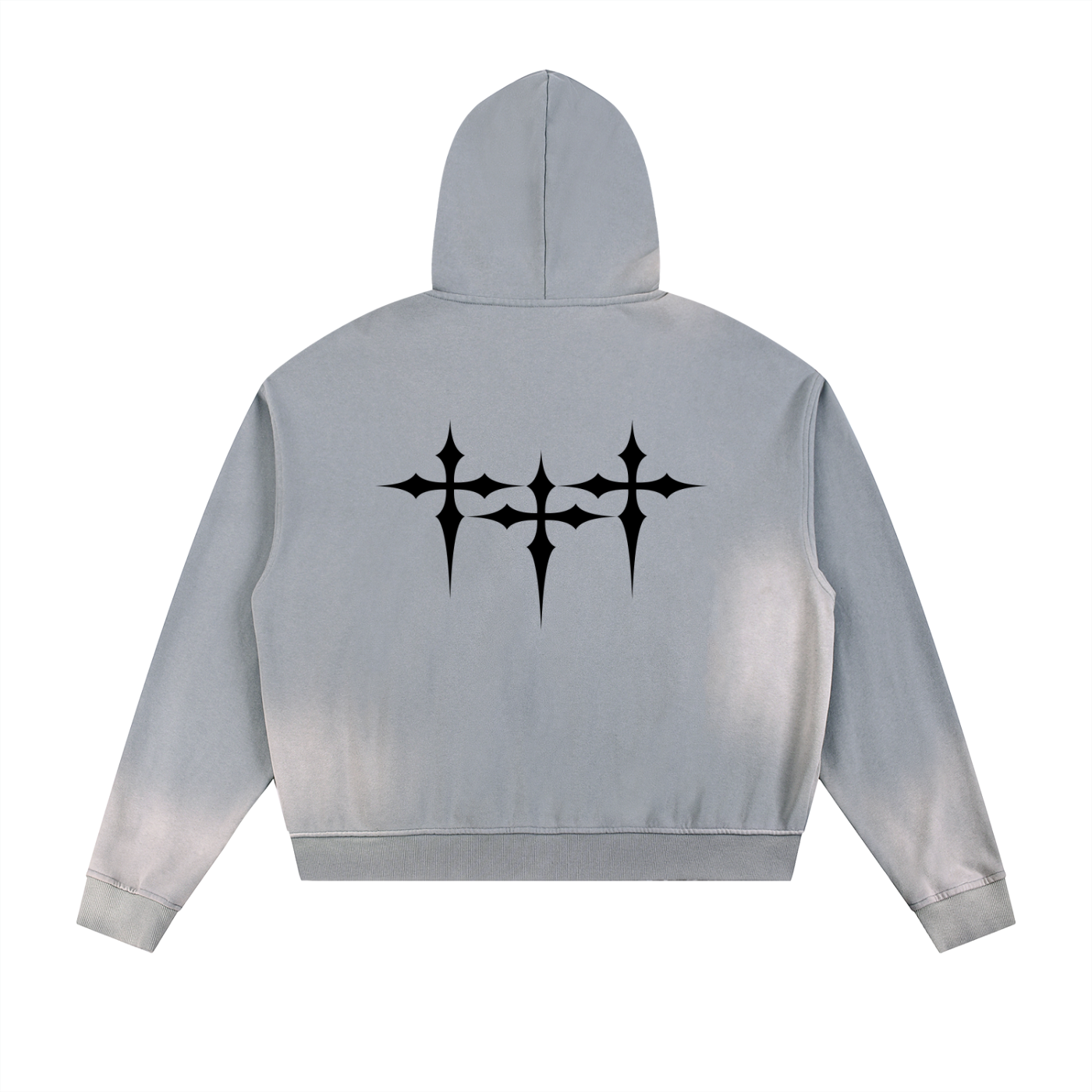 Fly Rich Triple Cross Zip Up Hoodie