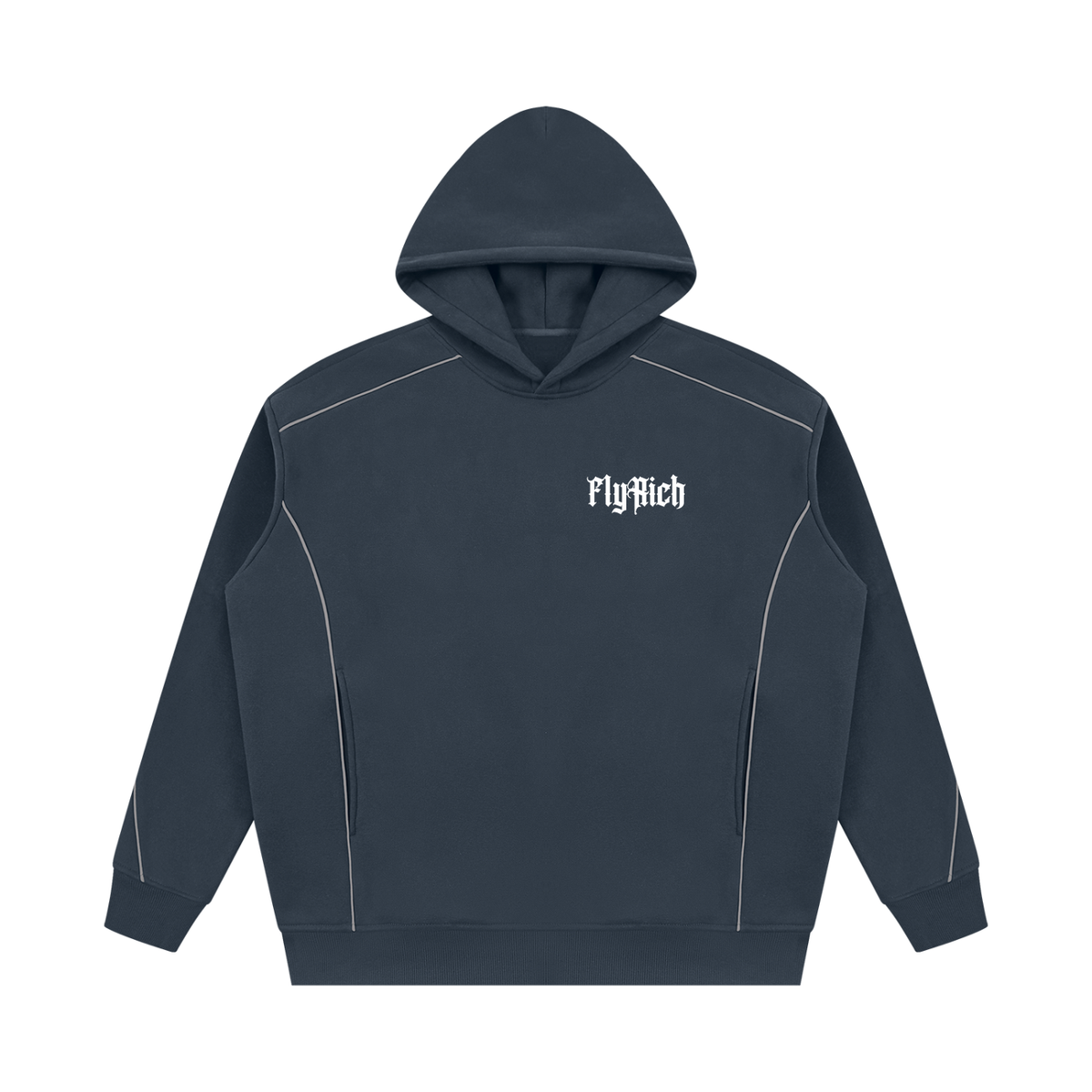 Fly Rich Oversized Fleece Hoodie